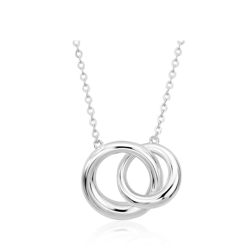 Plain white on sale gold necklace