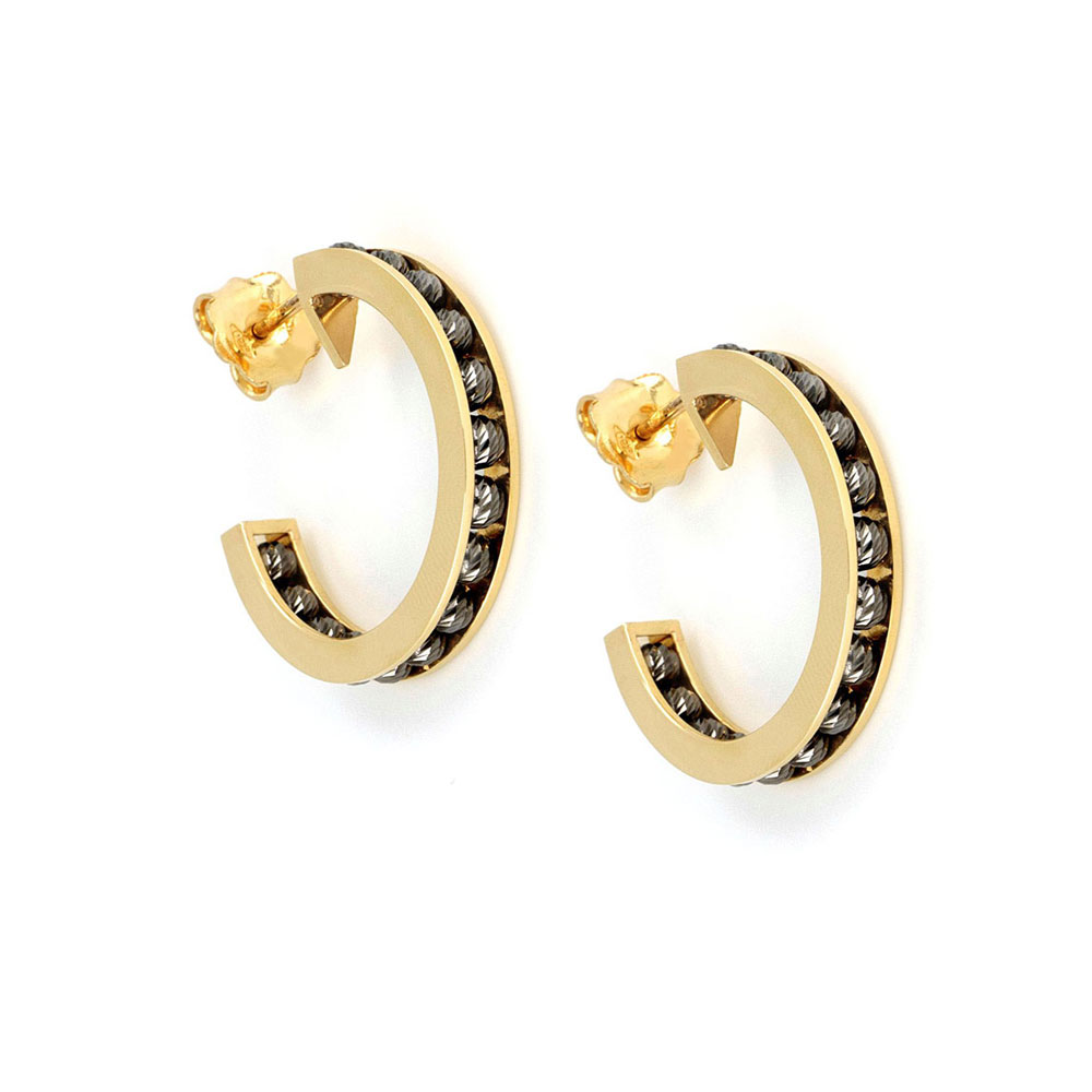 Gold hoop earrings shop canada