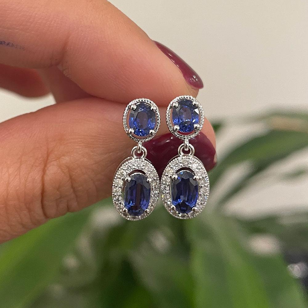 Sparkling Statement Halo Stud Earrings | Sterling silver | Pandora Canada