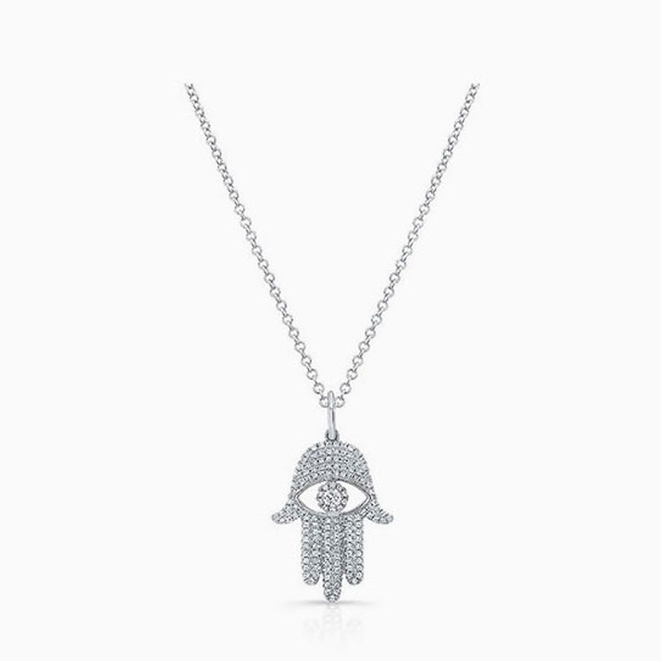 Hamsa Evil Eye Necklace