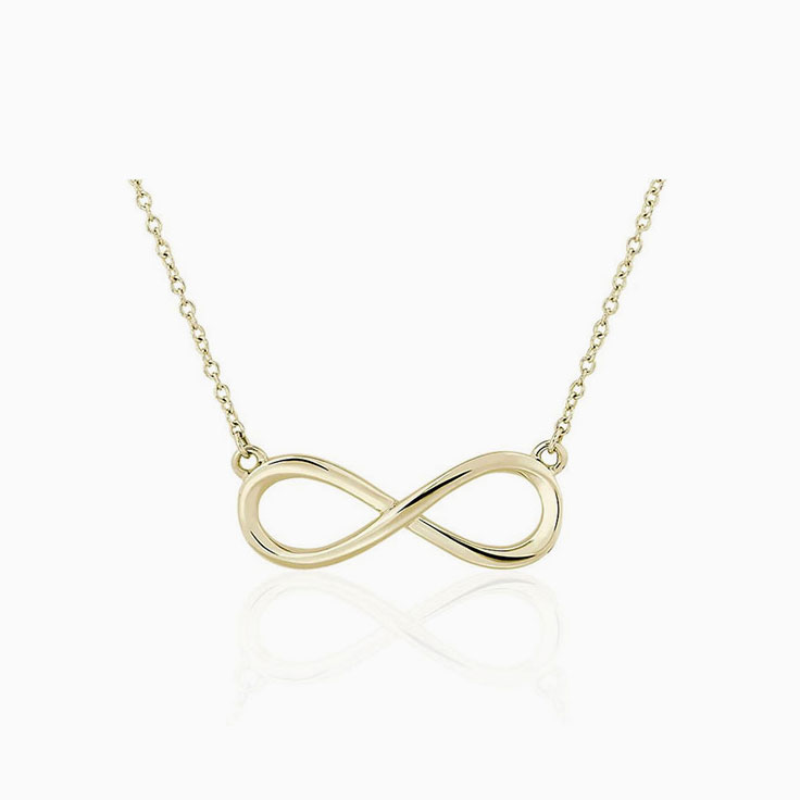 Plain Infinity Necklace