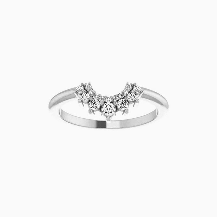 Tiara Band With Round Diamonds