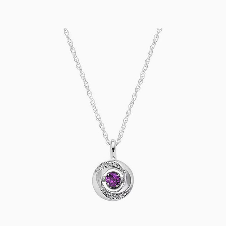 Amethyst knot pendant