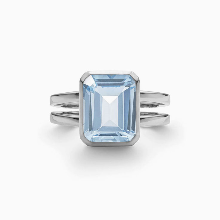 Aquamarine Rings | Temple and Grace Canada