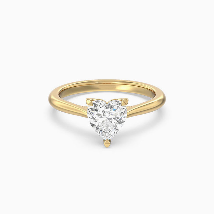 Heart Shaped Engagement Ring