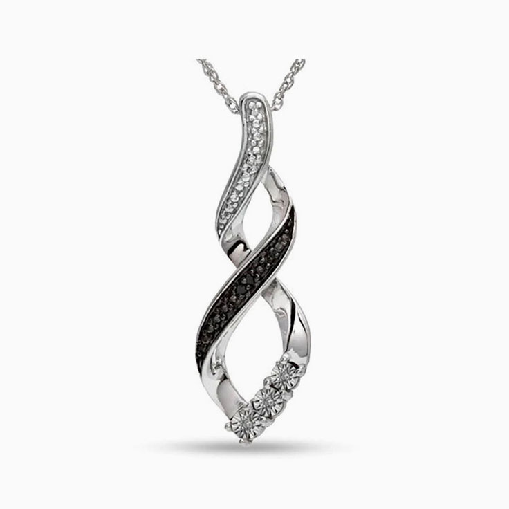Diamond Curl Necklace