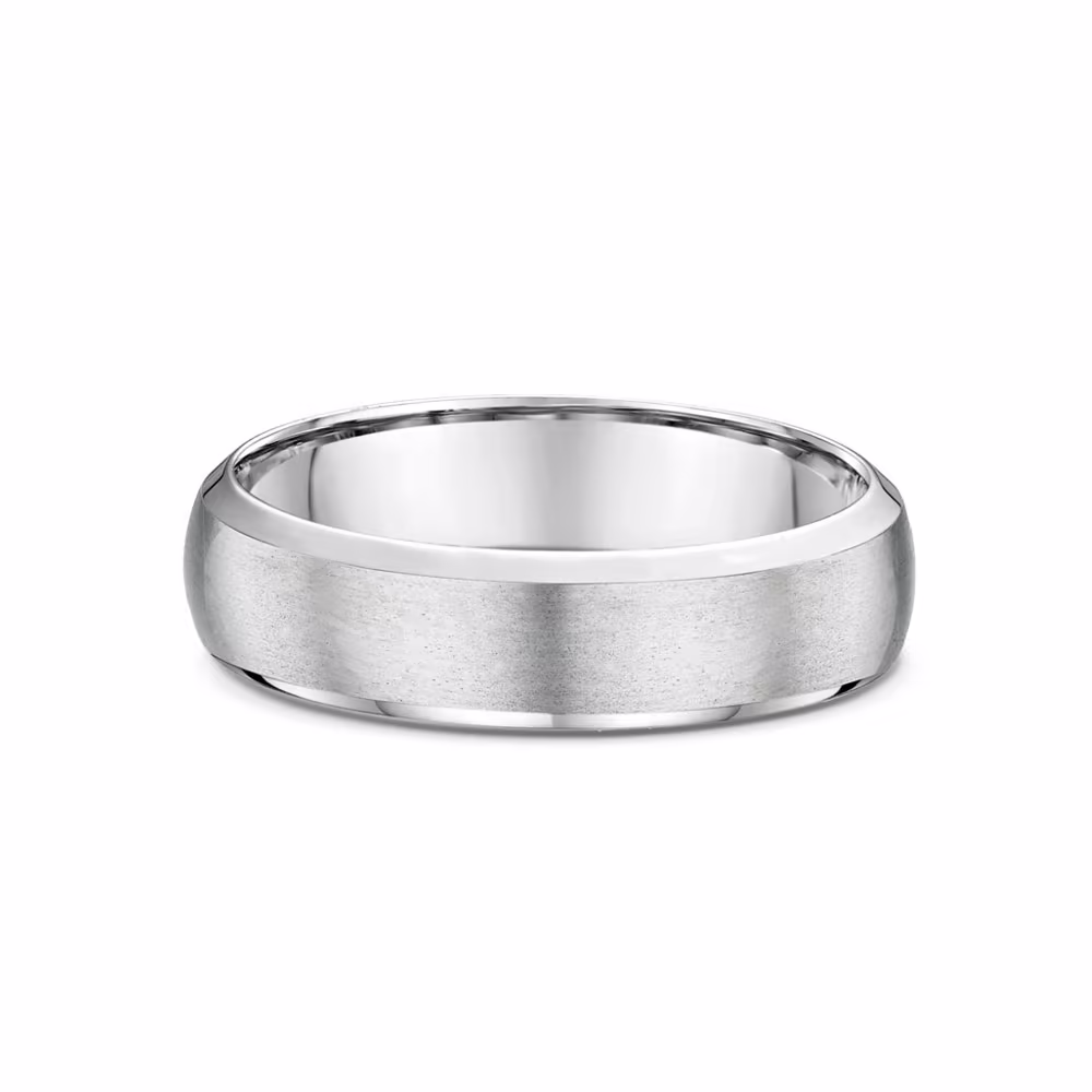 4mm Bevelled Mens Wedding Ring