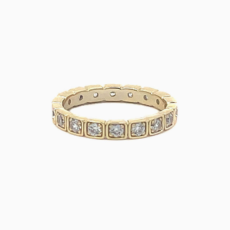 Bezel Set Eternity Ring