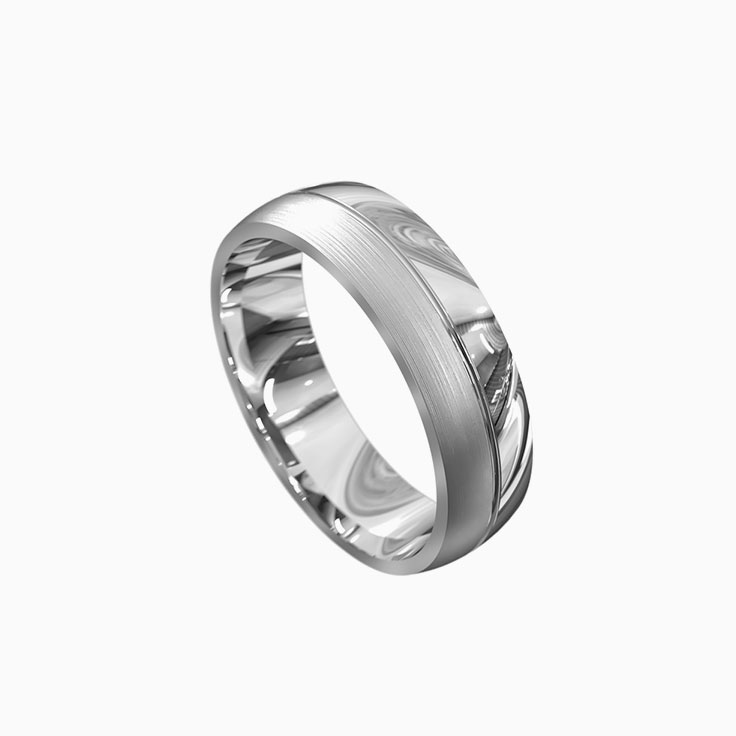 Unique mens wedding band