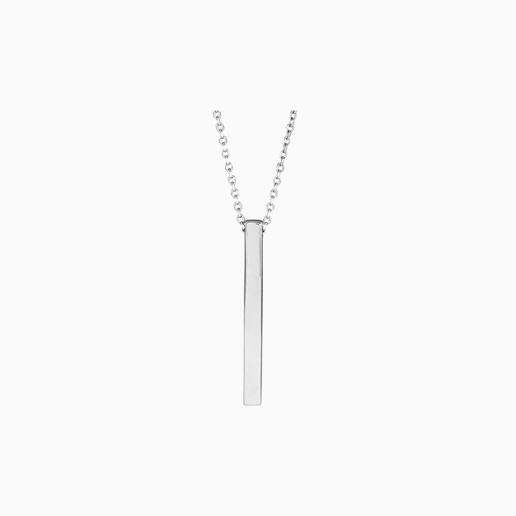 Gold bar necklace