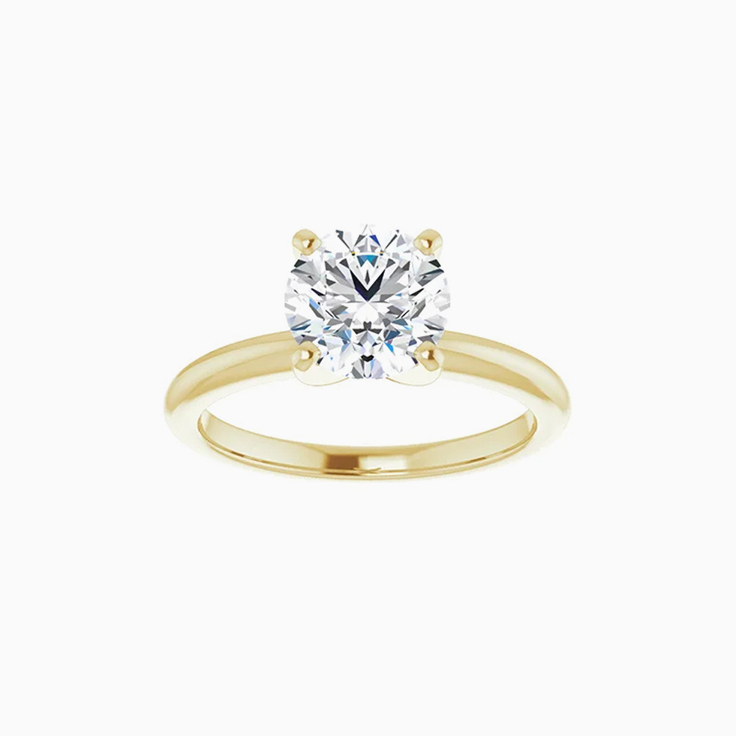 2 carat solitaire engagement ring