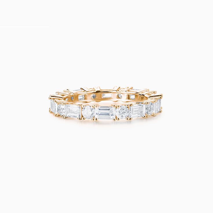 Baguette and Round Ring