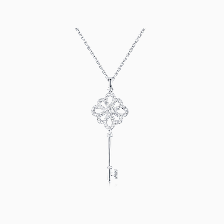 Key Diamond Pendant