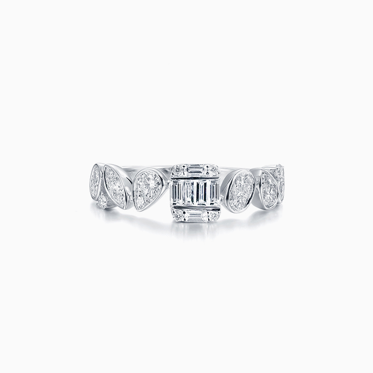 Multi Shape Diamond Ring