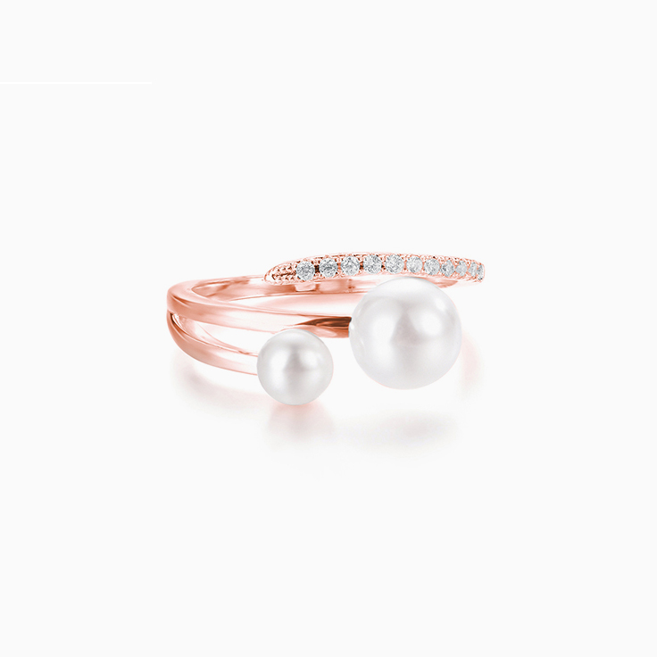 Pearl and Diamond ring