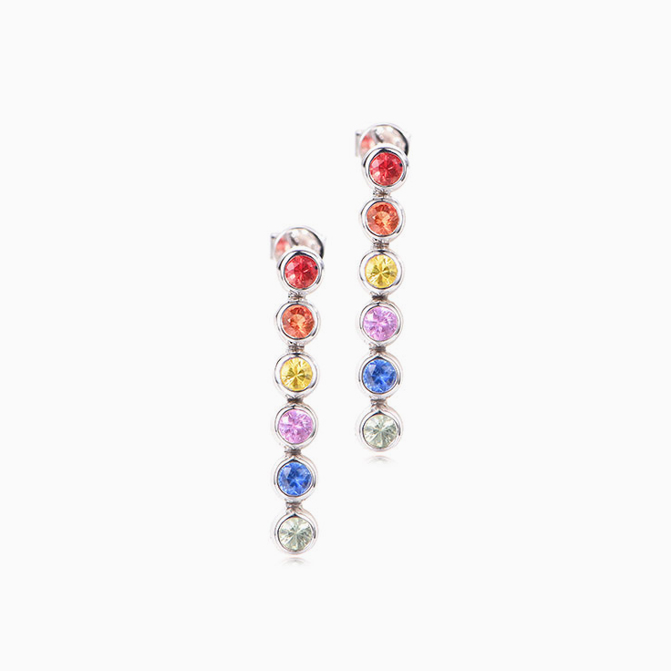 Rainbow Drop Earrings