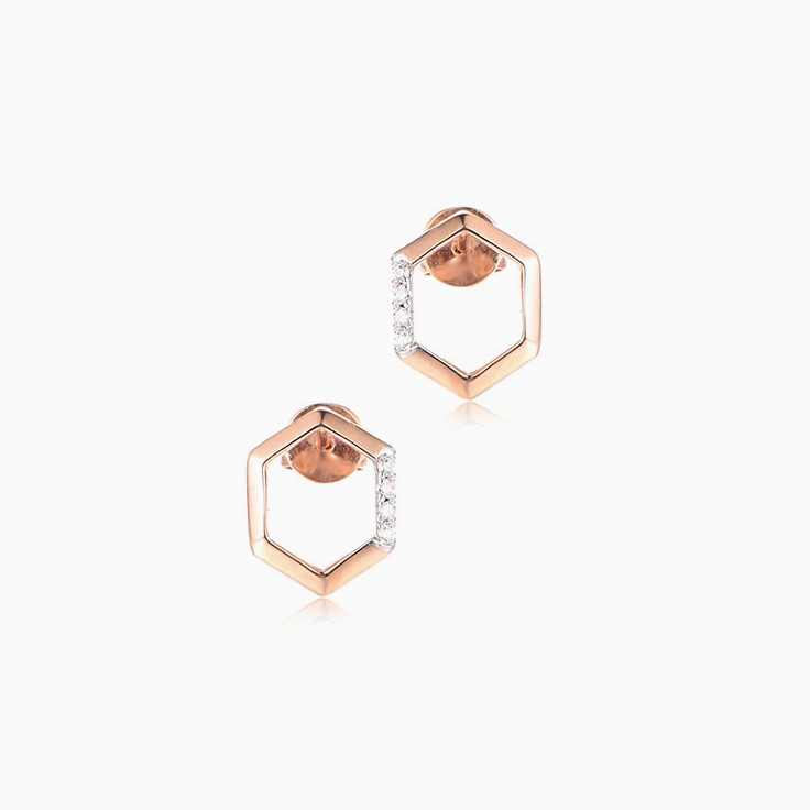 Hexagon Studs
