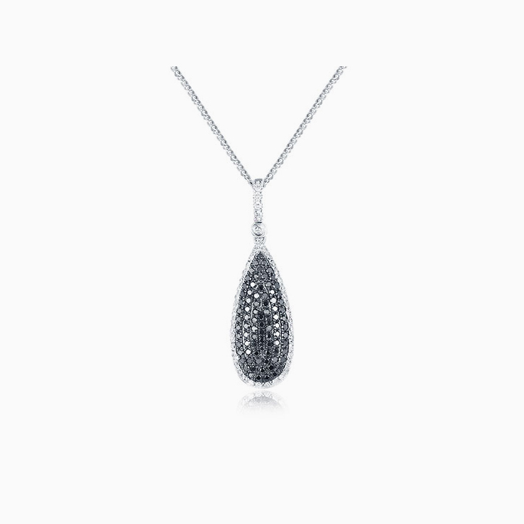 Black Diamond Drop Pendant