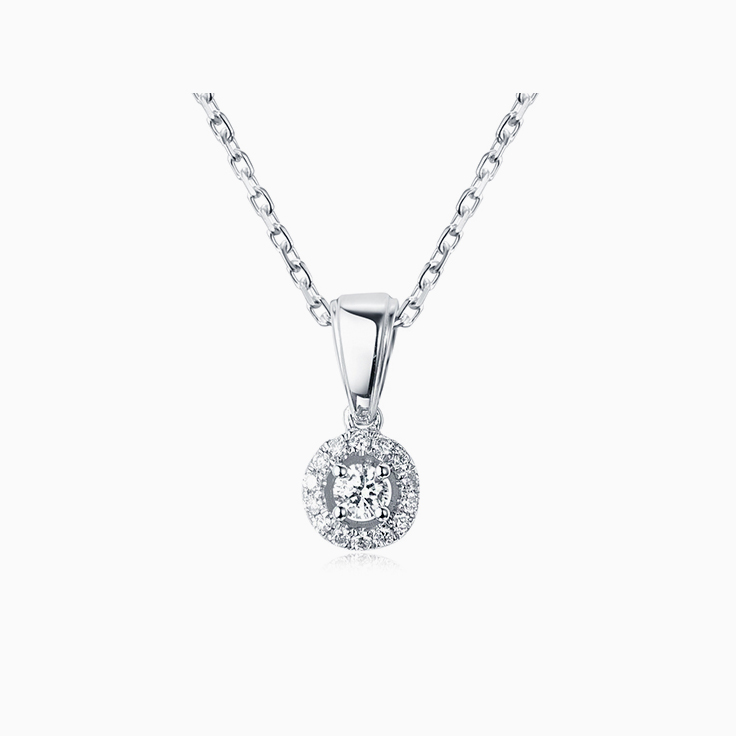 Round Diamond Pendant