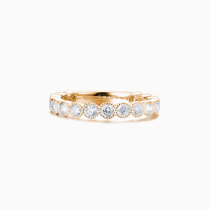 Bezel Stack Diamond Band