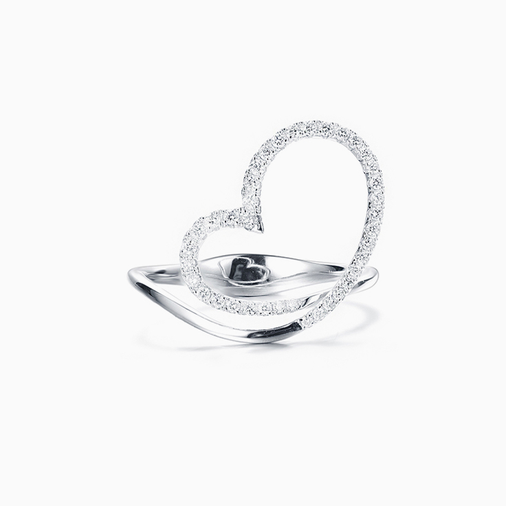 Heart Diamond Ring