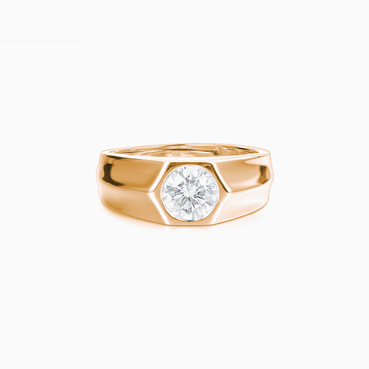 Drop Set Diamond mens wedder