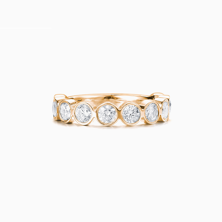 Bezel set Diamond Band