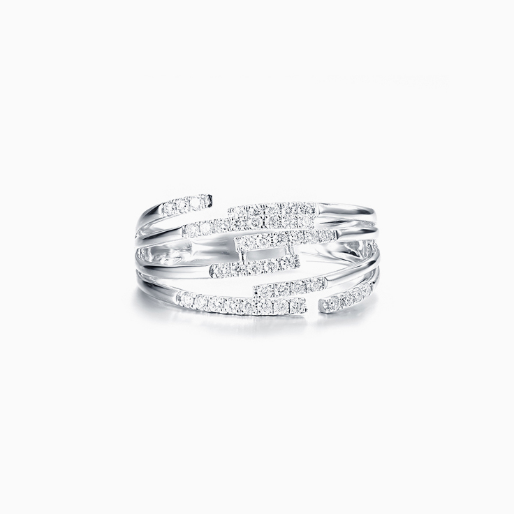 Multi Band Cuff Ring