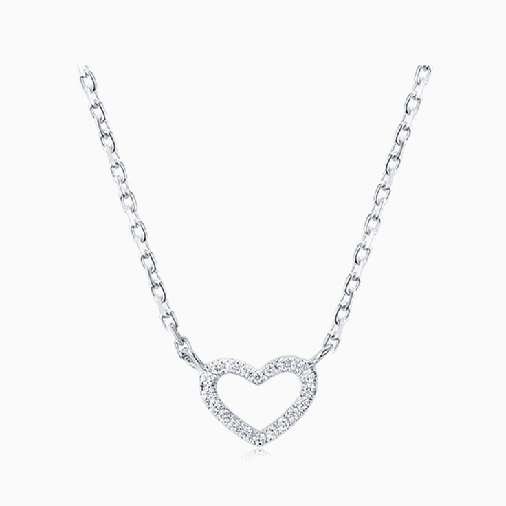 Heart diamond Necklace