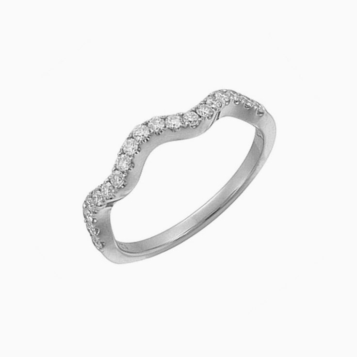 Diamond Wave Eternity Ring