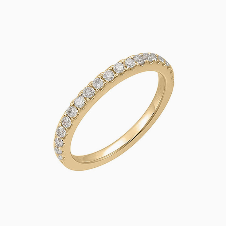 2 Points Wedding Ring