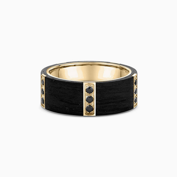 Black on Black Mens ring 670B00