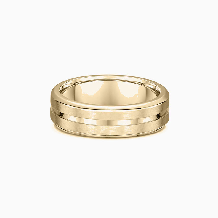 classic mens wedding ring 618A02