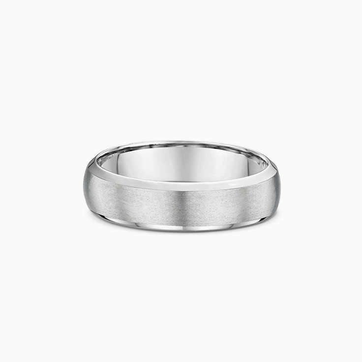 Centre Matt finish wedding band 631B00