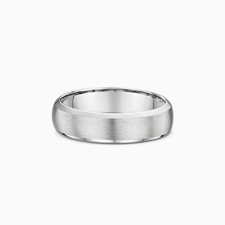 Centre Matt finish wedding band 631B00