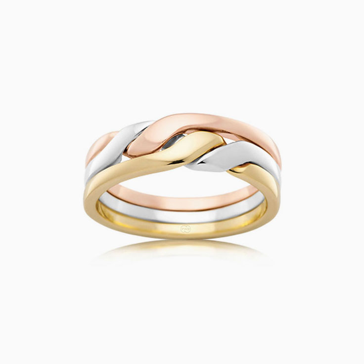 Twisted Rope Patterned Womens Band