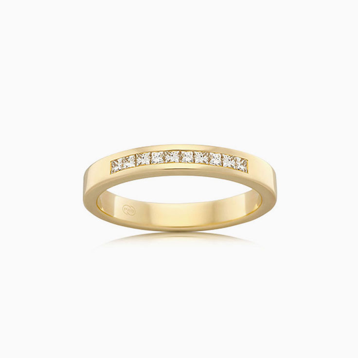 Womens Lab Diamond Wedding Ring 3630