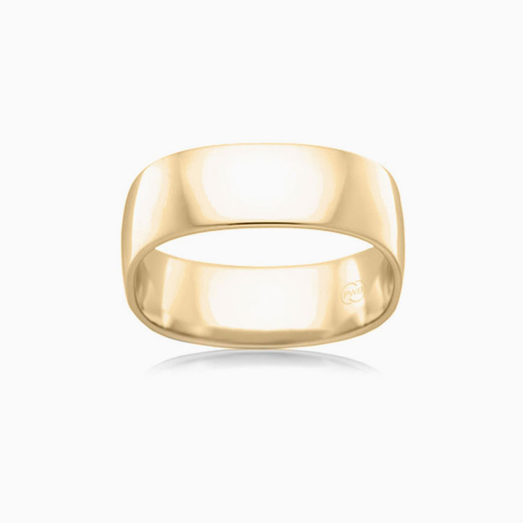 Classic Mens wedding ring C537
