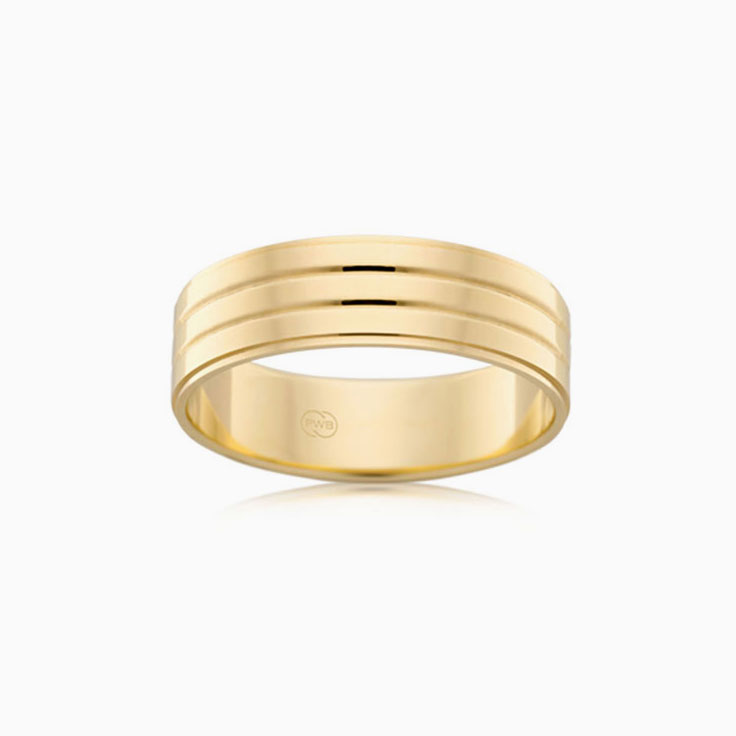 Plain Gold Band Ring