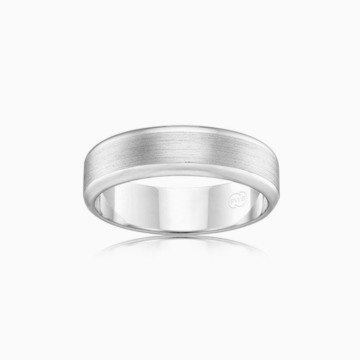 White Gold Plain Ring
