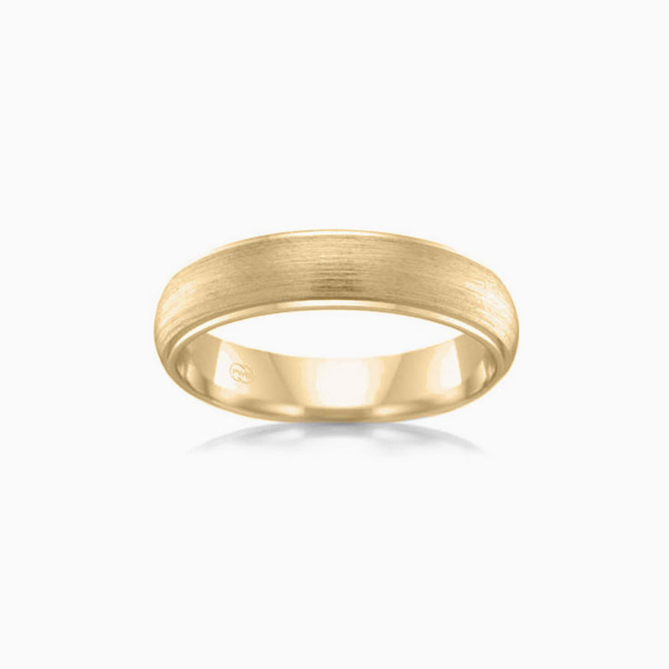 Brushed finish Mens Ring HD2772
