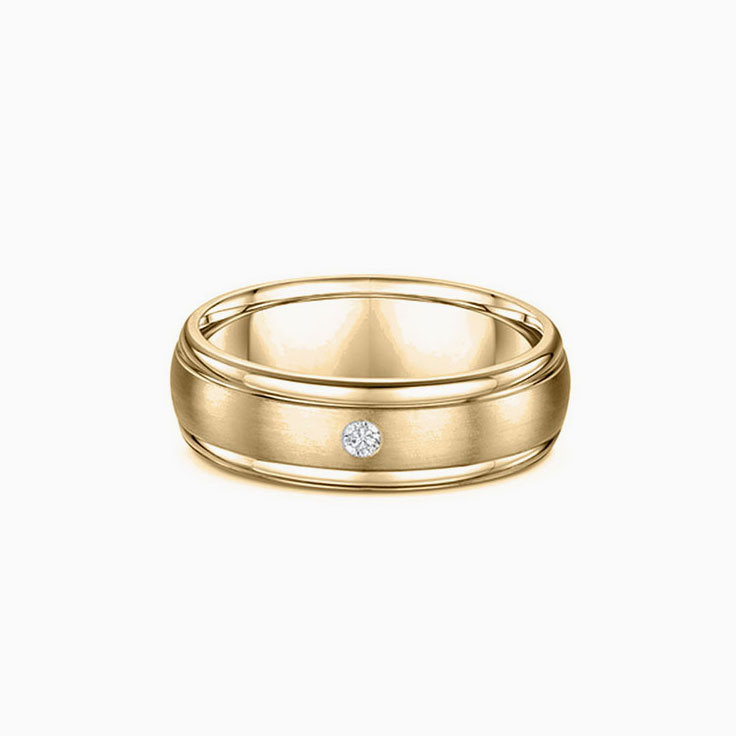 Drop set mens wedding ring 5188000