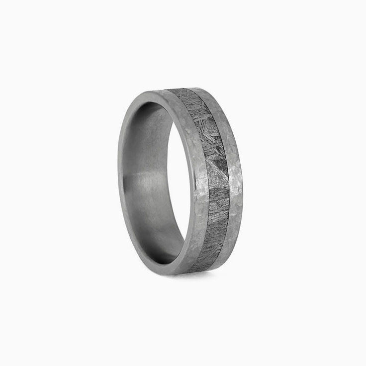 Titanium With Gibeon Meteorite