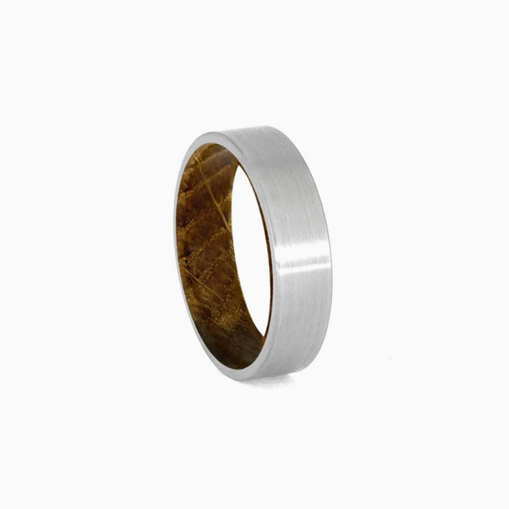 Whiskey Barrel with Titanium Overlay