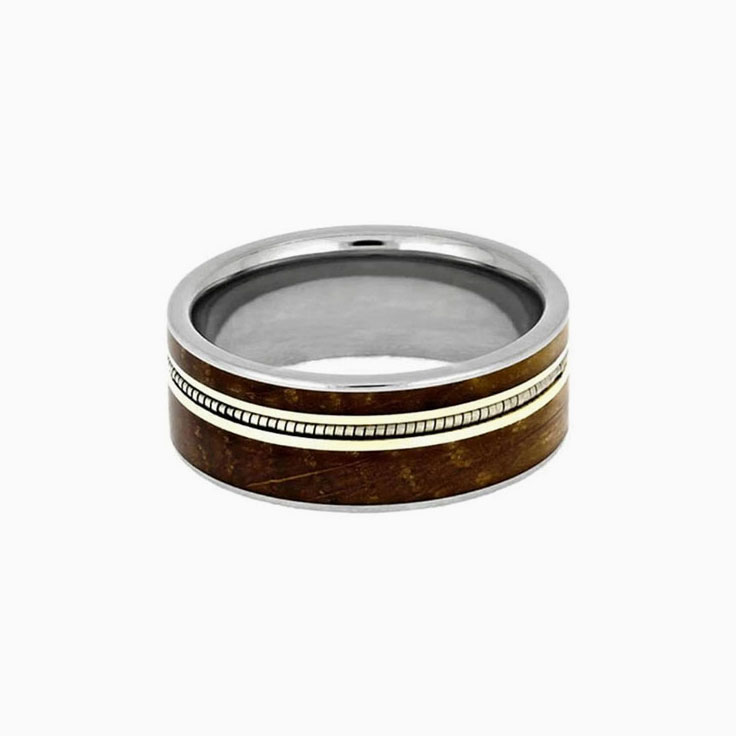 Guitar String with Whisky barrel