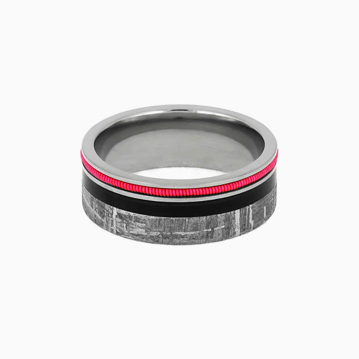 Neon Guitar string ring