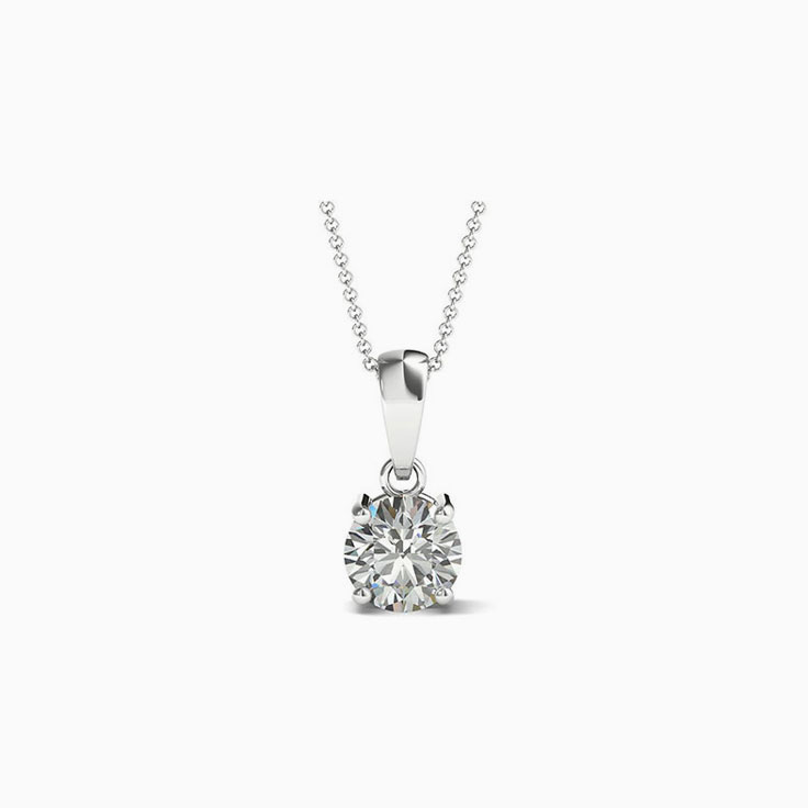 Classic Solitaire Pendant