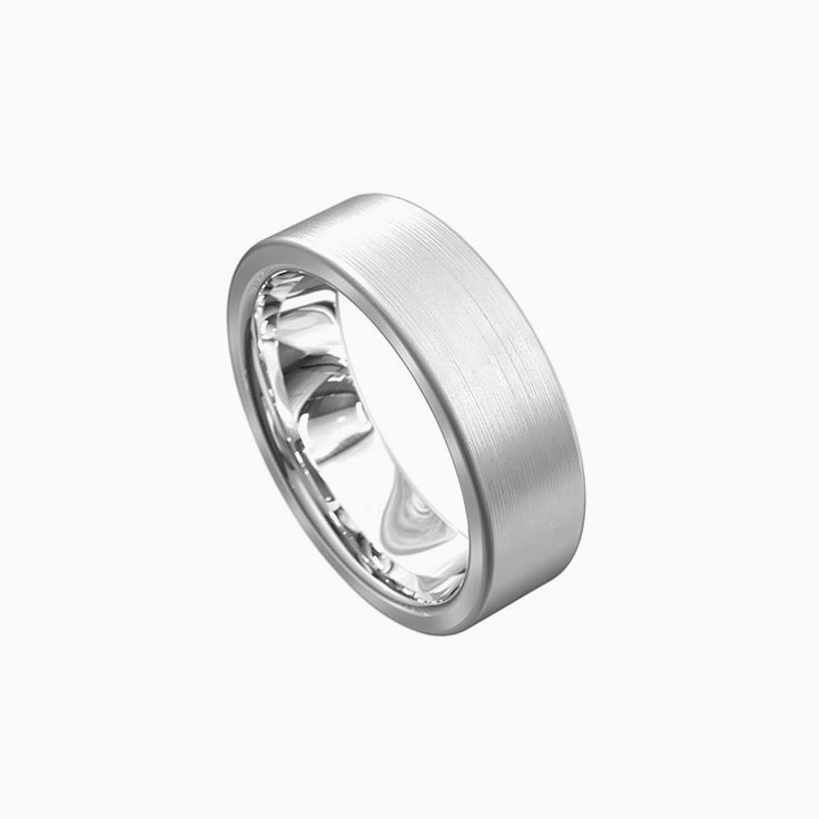 Classic brushed mens ring 3033