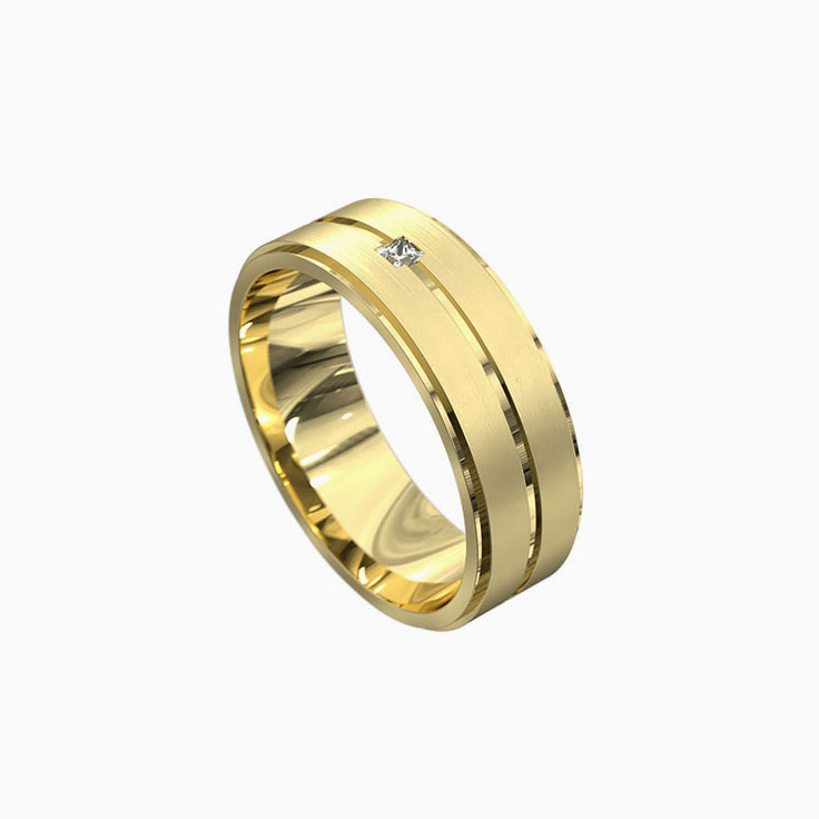 dual grooved ring 7016