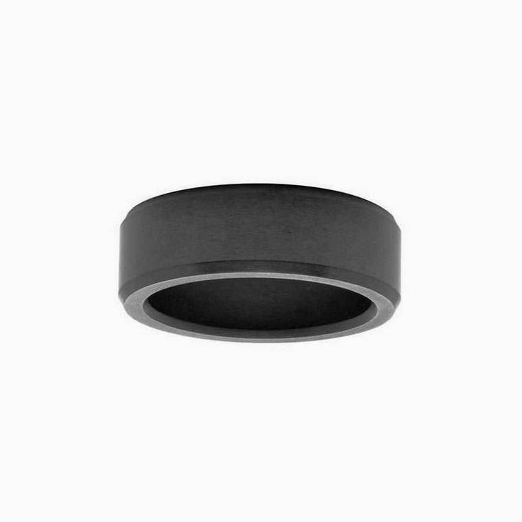 Satin finish elysium mens ring